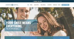 Desktop Screenshot of deering-dental.com