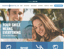 Tablet Screenshot of deering-dental.com